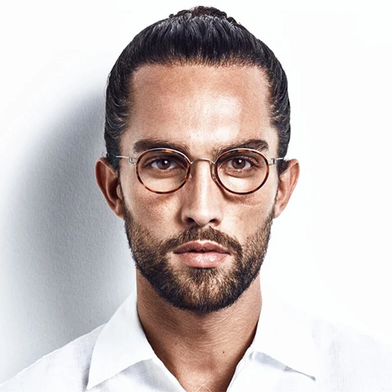 Дизайнерские женские и мужские очки без винтов в круглой оправе ацетатные стиле