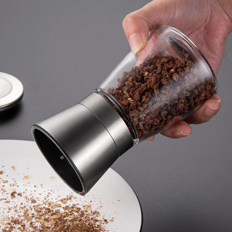 

304 Stainless Steel Freshly Ground Pepper Grinder Manual Ground Black Pepper Ground Pepper Grinding