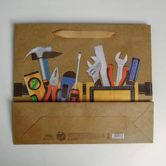 Пакет крафтовый горизонтальный Мастер M 30 × 26 9 см 4795398 |