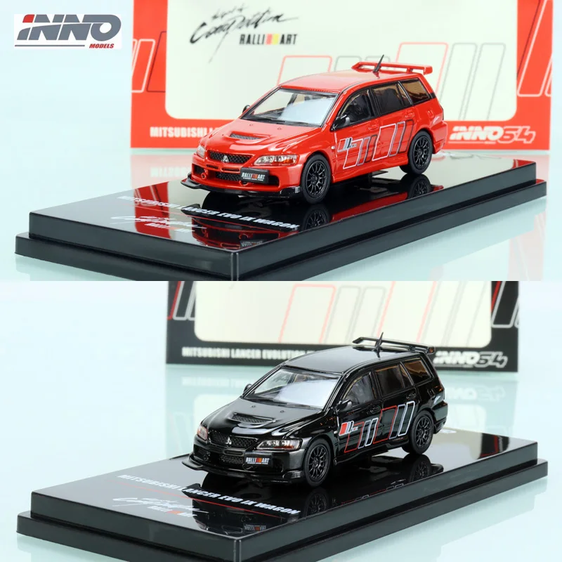 

INNO RALLIART pull flower 1:64 Mitsubishi Lancer EVO9 IX 9th generation WAGON alloy car model