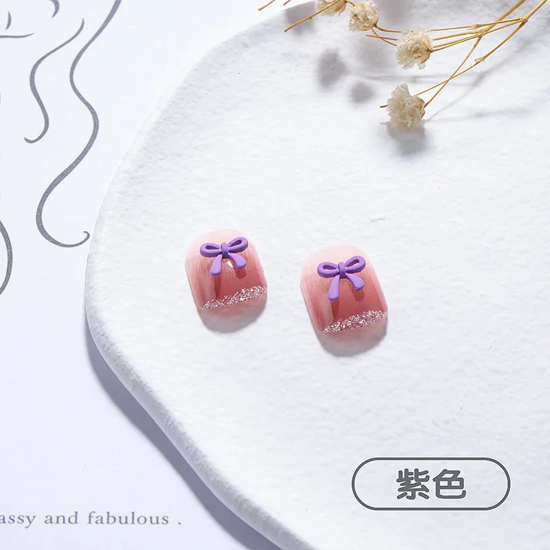 10 шт. в упаковке Роскошные Очаровательные детали для ногтей цветные бабочки