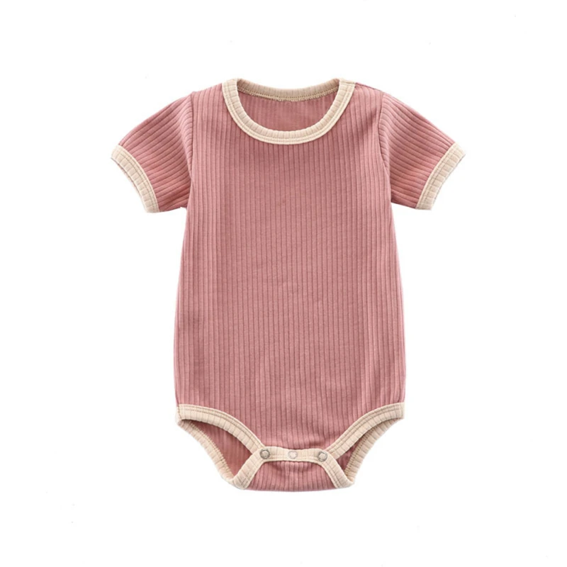 

Newborn Rompers Summer Baby Boy One-piece Clothes Spring Baby Girl Short Sleeve Bodysuit Newborn Onesies