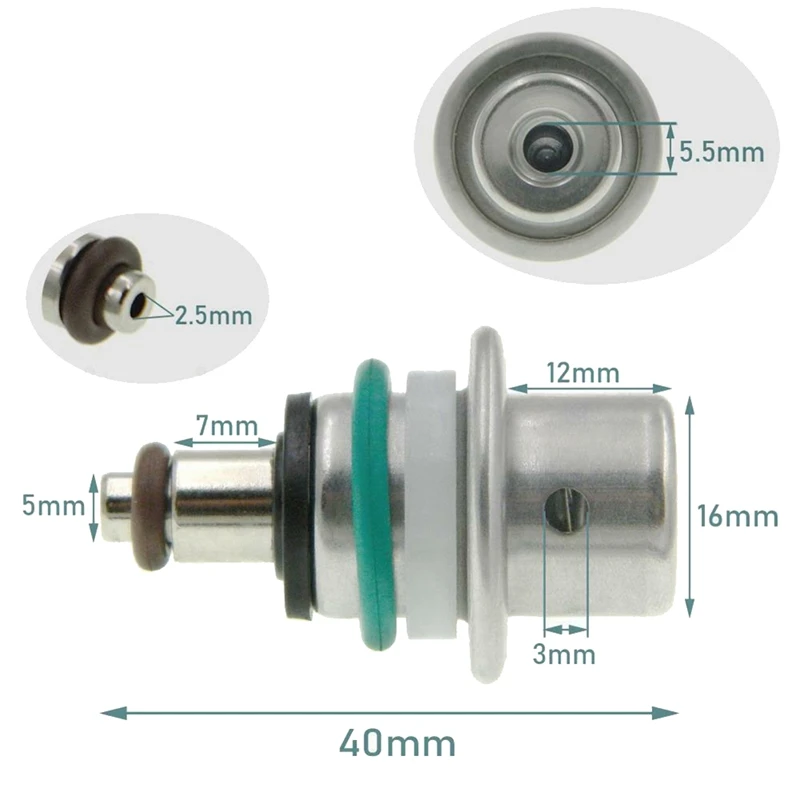 10 шт. детали регулятора давления топлива для Hyundai Santa Fe Elantra Tucson Kia Sportage 2.4L 2010-2014