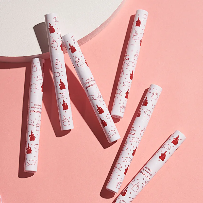 

1pc Velvet Matte Lip Glaze Waterproof Non-stick Cup Lip Gloss Natural Long Lasting Lip Tint Makeup Beauty Cosmetics TSLM1