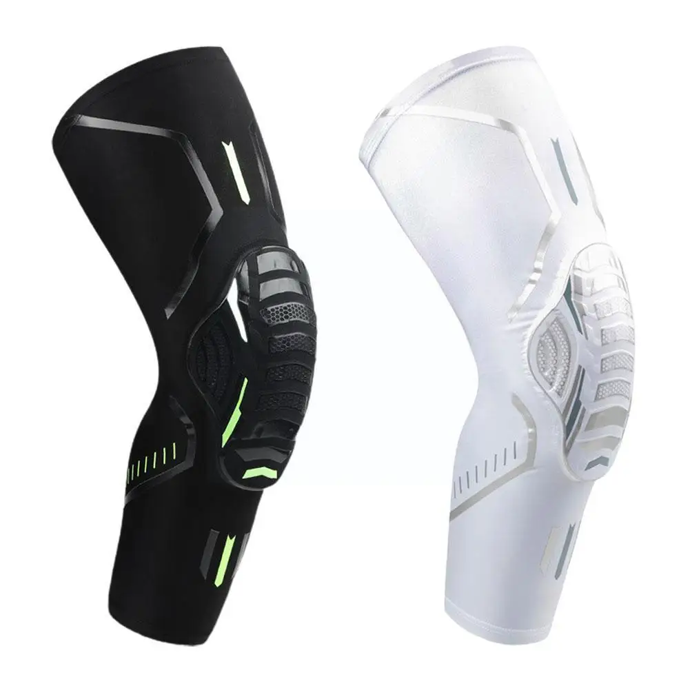 

Basketball Knee Pads Non-slip Spandex Mountaineering Sports Cycling Support Fitness Bracers Protective Training Gear Elasti E3X4