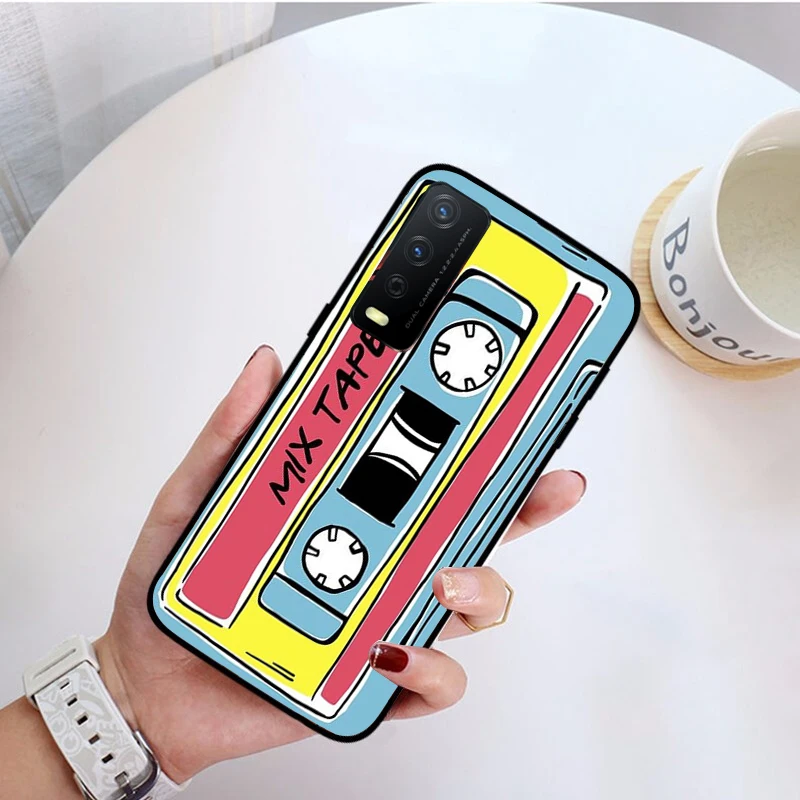 Фото Винтажная кассета в стиле ретро для VIVO Y31 Y21 Y70 Y21S Y20 Y72 1907 Y12 Y11S Y53S Y33S Y55 Y76 Y51 Y15S Y01 Funda №2
