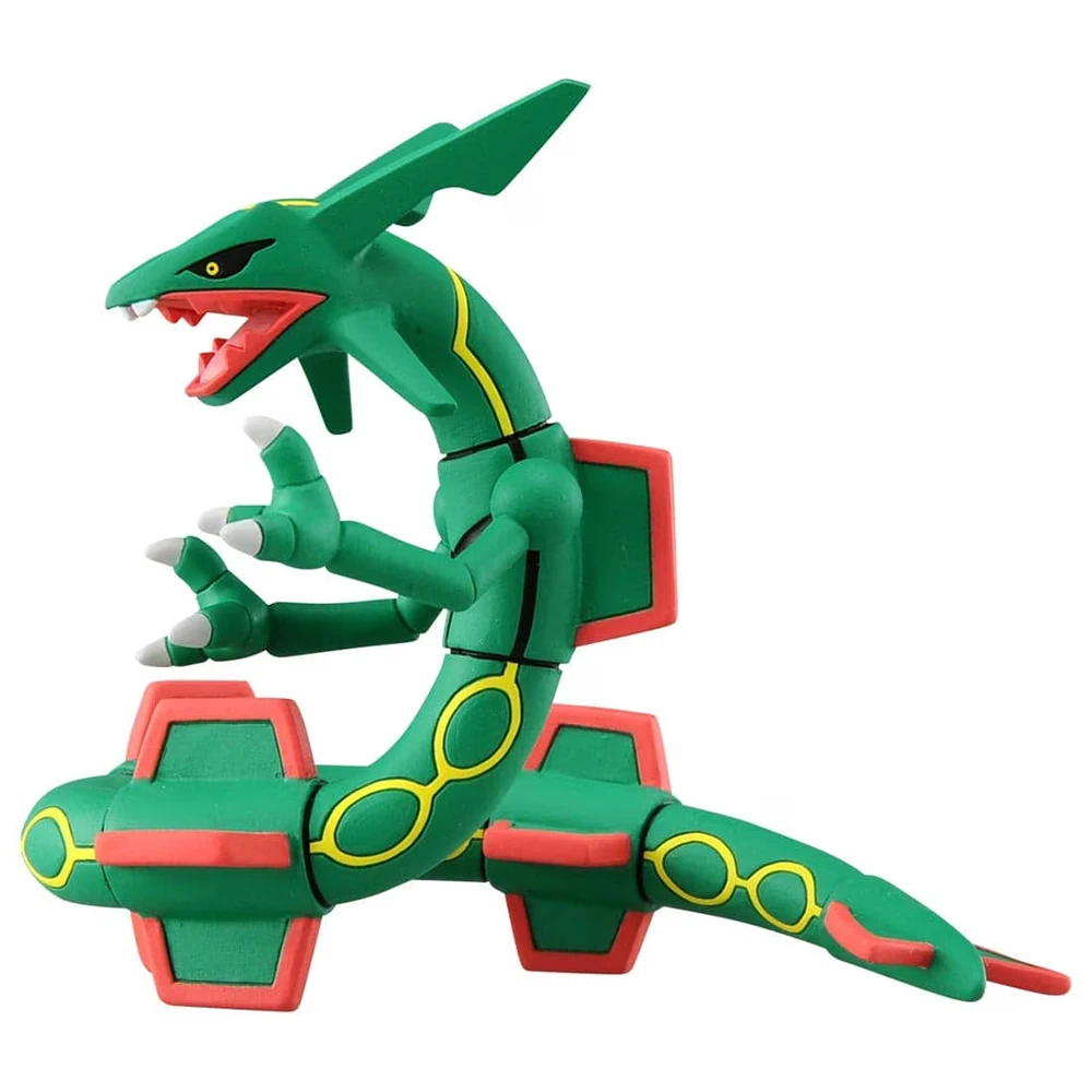 Фото В наличии оригинальная коллекция фигурок Pokemon Monster Collection ML-05 Rayquaza или ML-31 Black Rayquaza от TAKARA TOMY №4