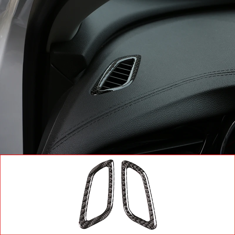 

Car Interior Carbon Fiber Dashboard Air Conditioner Vent Cover Trim Accessories For Buick Regal 2017-2020