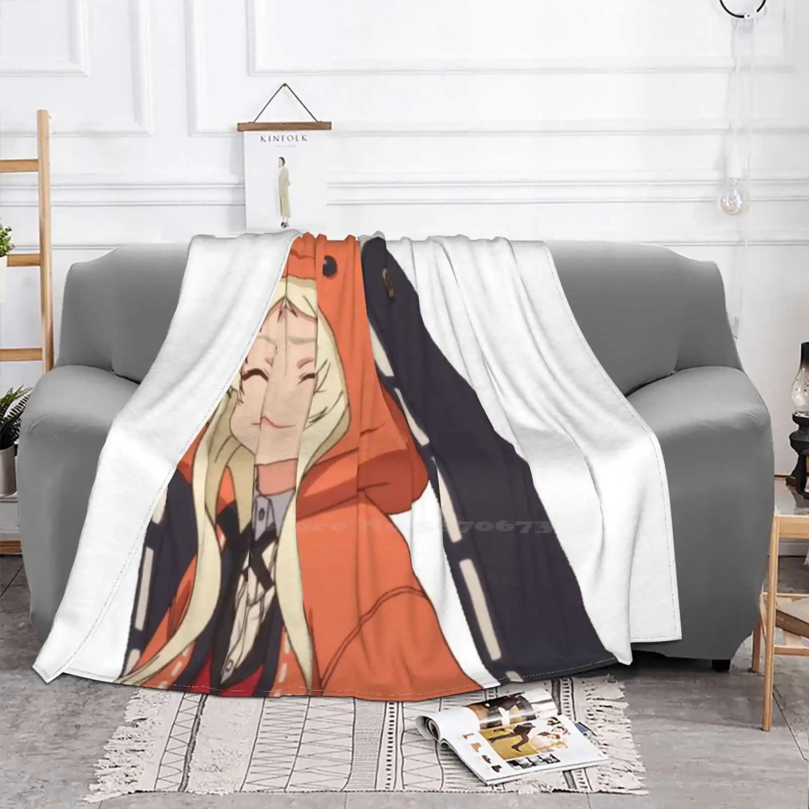 Runa Yomozuki модное мягкое теплое фланелевое одеяло Yumeko Jabami Mary Saotome Kirari Momobami Midari Ikishima