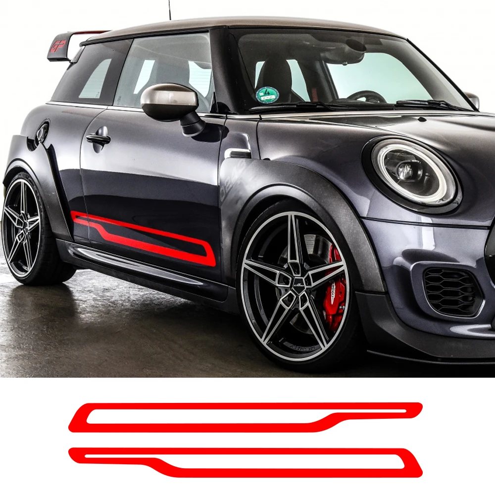 JCW GP Edition наклейка на дверь с боковыми полосками и юбкой для мини-Джона Купера