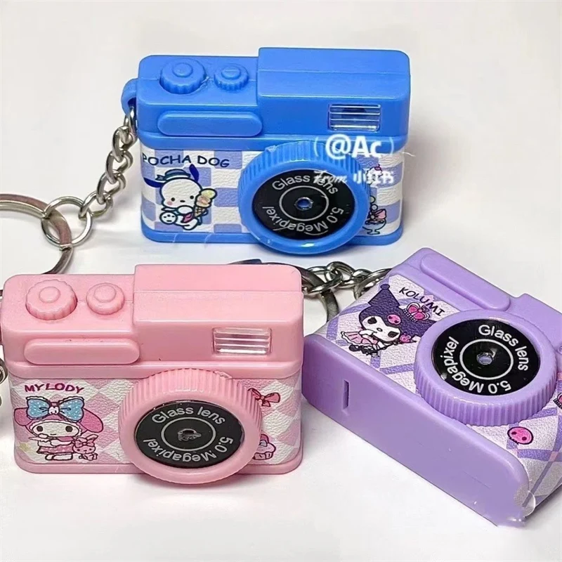 

Kawaii My Melody Pochacco Cinnamoroll Small Camera Necklace Girly Heart Pendant Sanrio Series Cute Creative Fashion Gift Pendant
