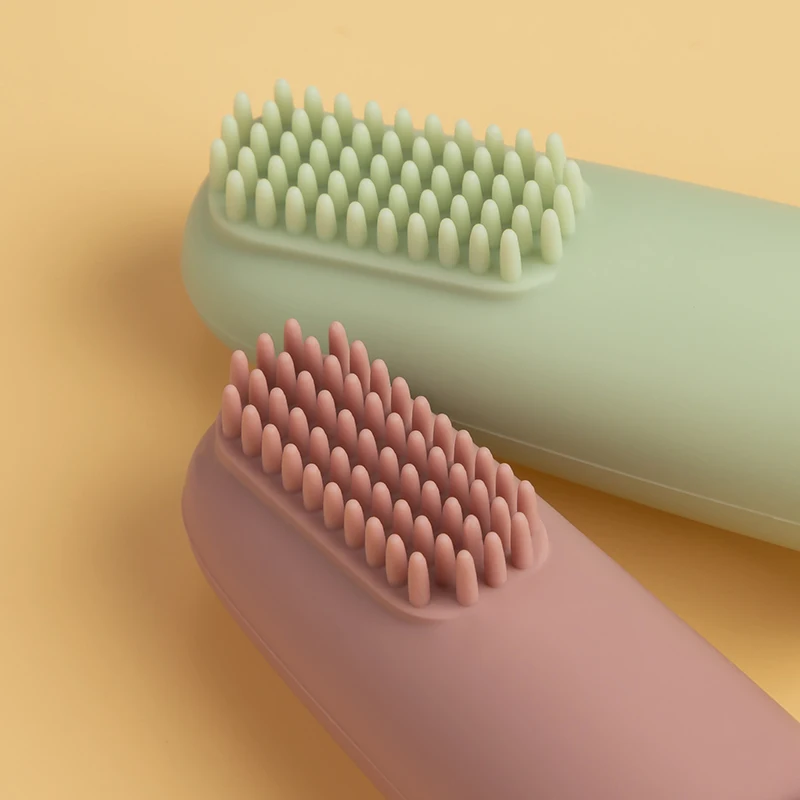 Baby Soft Finger Toothbrush BPA Free 10PCS Silicone Infant Tooth Teeth Clean Brush Food Grade Silicone Bebes Oral Health Care