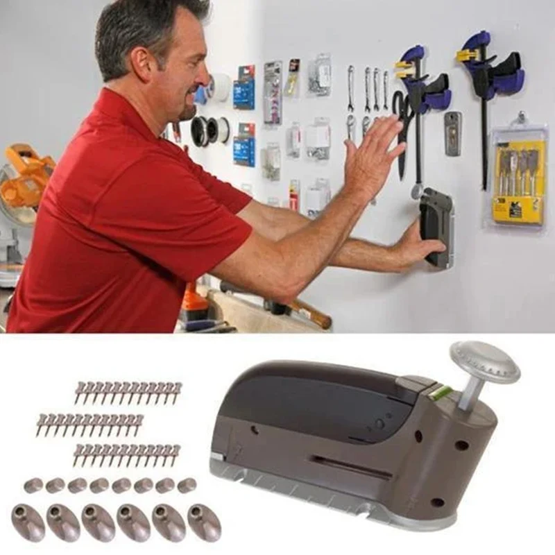 

Install Hang Seamless Wall Nail Hanging Sitting-room Photo Painting Frame Mount Nail Hook Multi-Function Handheld Household Tool