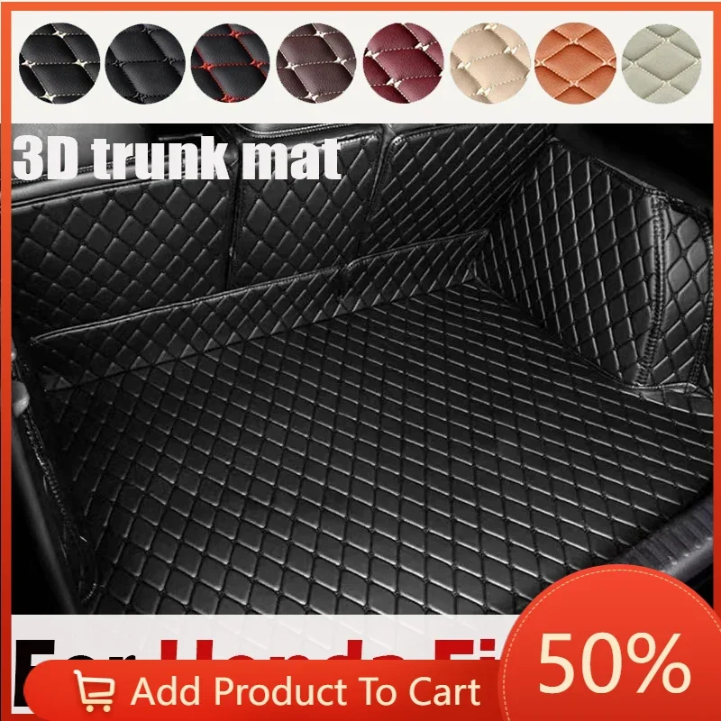 Коврики для багажника автомобиля Honda Fit Jazz GK3 4 5 6 7 2014 2015 2016 2017 2018 2019 2020 специальный