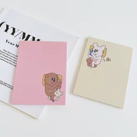 ins cartoon cute dog memo pad creative portable kawaii mini notepad office message paper school stationery 50 sheets long style