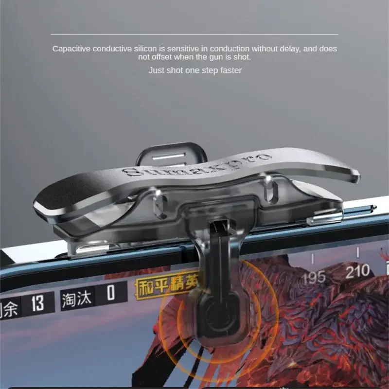 Триггер для мобильных игр PUBG Phone Gaming 6 Finger Trigger Sensitive Shoot Game L1 R1 Aim Keys