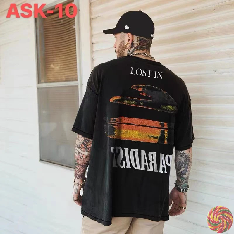 

Ask Men Oversize High Quality Top Quality Askyurself T Shirt
