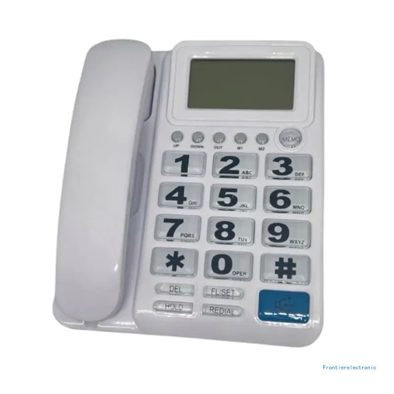 Проводной телефон Стационарный Стационарные телефоны с большой кнопкой и