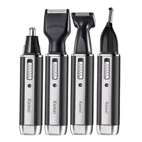4in1 rechargeable nose trimmer beard trimer for men micro shaver eyebrow nose hair trimmer for nose and ear cleaner grooming set