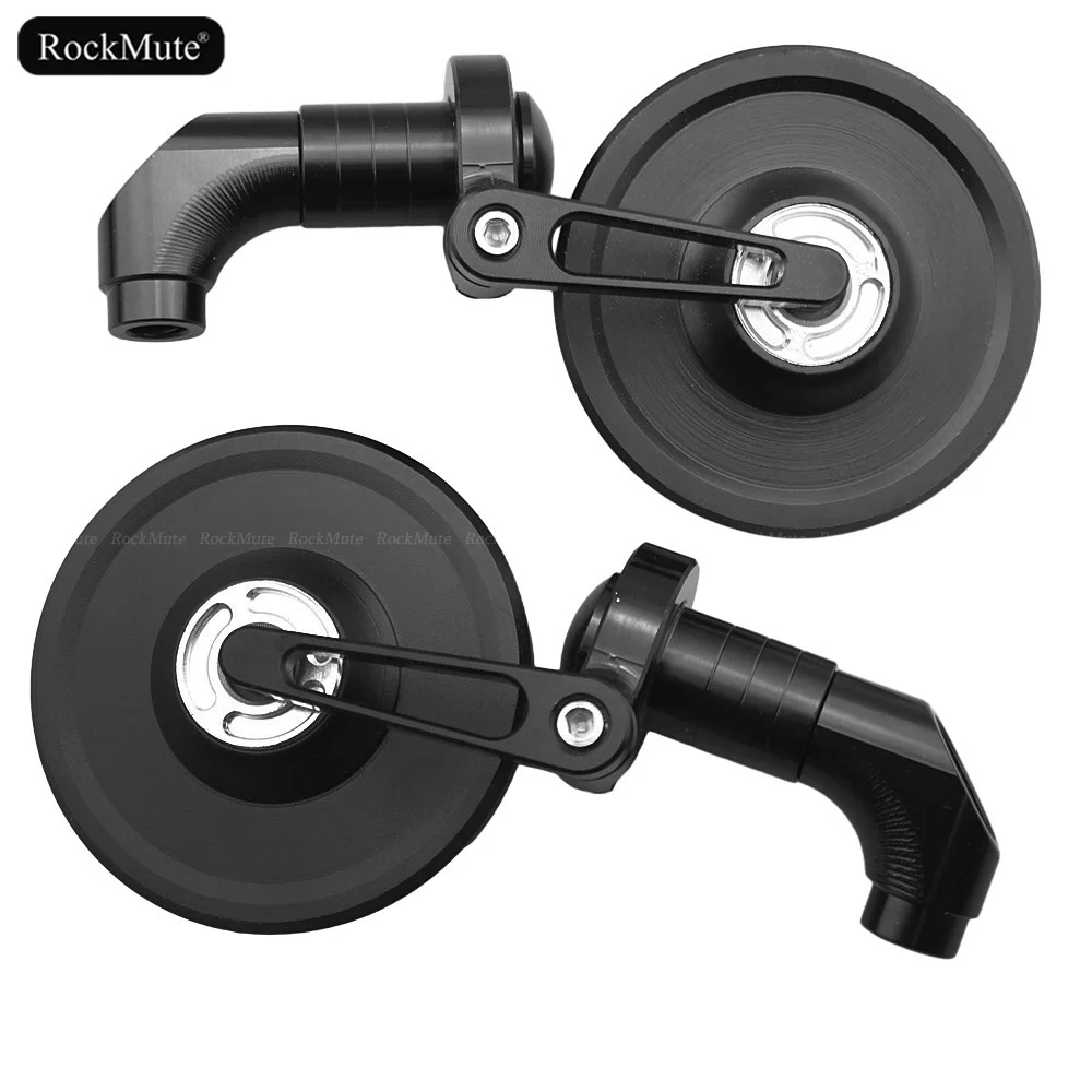 Круглое Ретро Зеркало заднего вида для Aprilia TUAREG TUONO 660 1100 V4 SHIVER 750 900 DORSODURO MANA зеркало