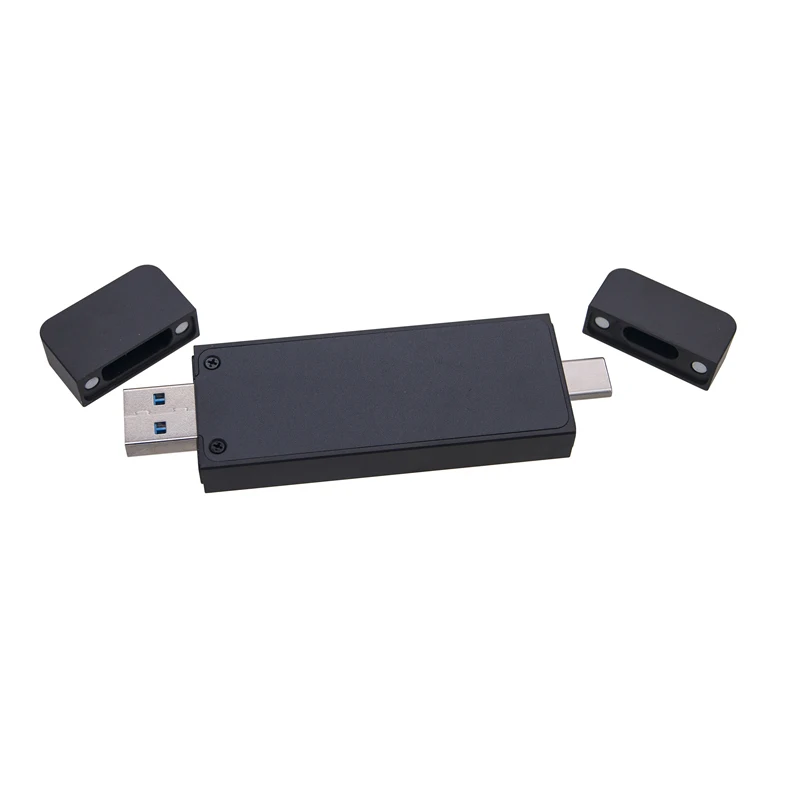 Двойной протокол USB3.1 Тип C M.2 SATA NVME корпус SSD адаптер USB чехол M2 внешний Box RTL9210B