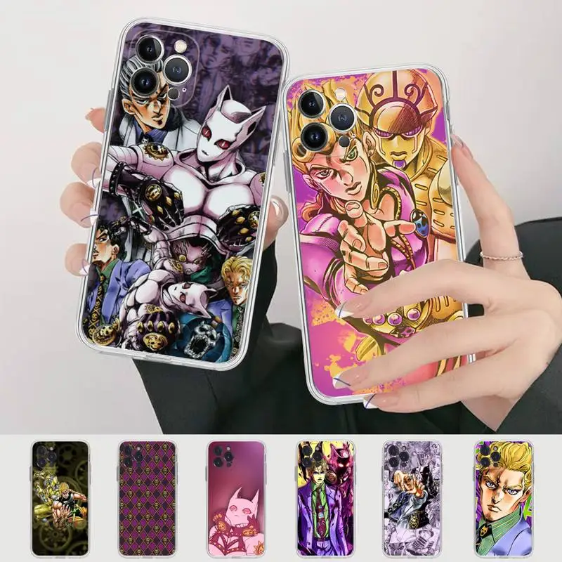 

Силиконовый мягкий чехол Yoshikage для iphone 14 13 12 11 Pro Mini XS MAX 8 7 6 Plus X XS XR