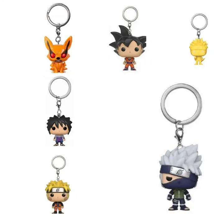 Новинка POP аниме Какаси Саске Курама экшн-игрушки Фигурки шесть дорожек 4 см