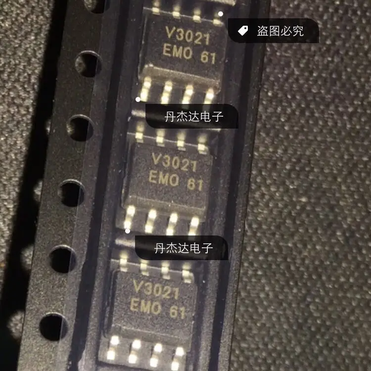 

30 шт. Оригинальный Новый 30 шт. Оригинальный Новый V3021 V3021EMO 3021 SMD SOP8