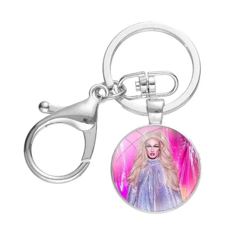 Брелок ручной работы из стекла с кабошоном брелок для ключей подвеска брелки