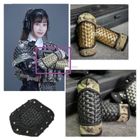 outdoor sports tactical vest general arm and wrist guard stainless steel nylon cloth lining 1 pair