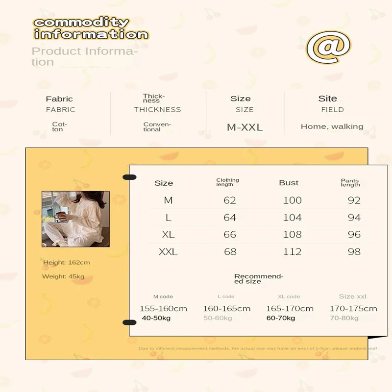 Spring and autumn new pajamas ladies' court style solid color lace long-sleeved trousers home service two-piece suit