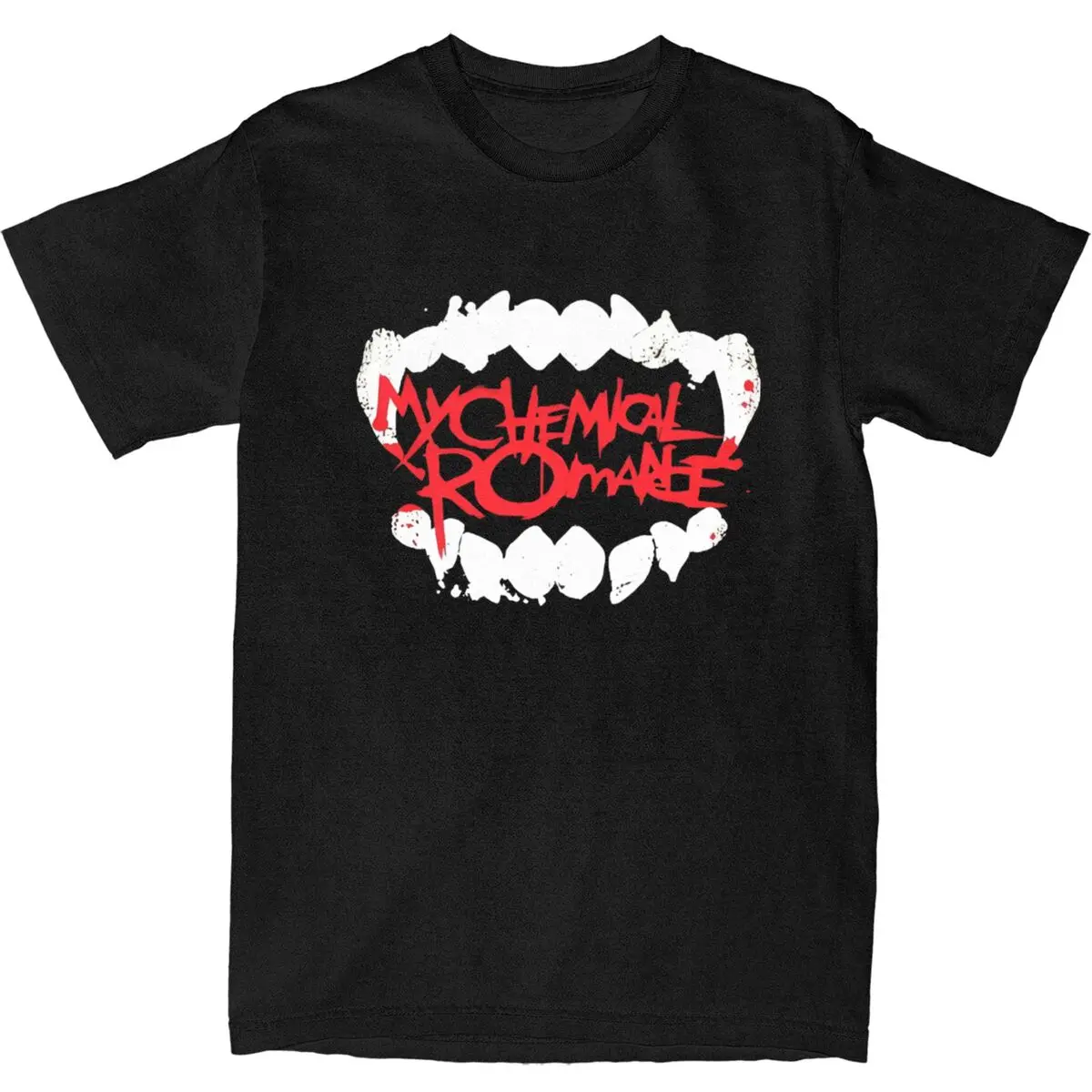 Футболка My Chemical Romance с логотипом рок-группы модные футболки короткими рукавами
