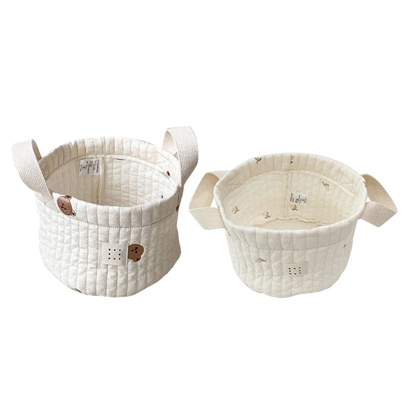 

Новые детские сумки, милая сумка для подгузников с вышивкой, модная корзина для хранения, Хлопковая сумка для мамы, многофункциональная сум...