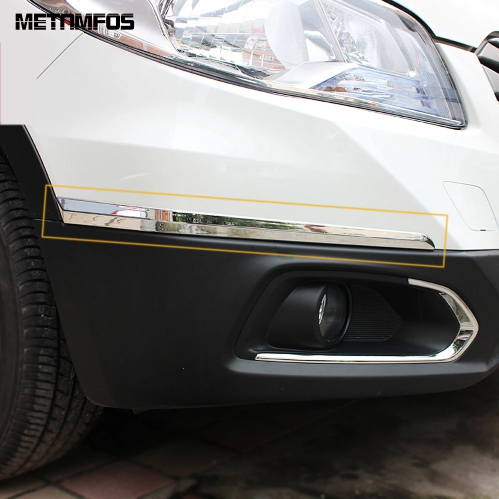 

Для Suzuki SX4 S-Cross кроссовер 2013 2014 2015, Хромированная передняя флейта, крышка, молдинговая отделка, внешние автомобильные аксессуары