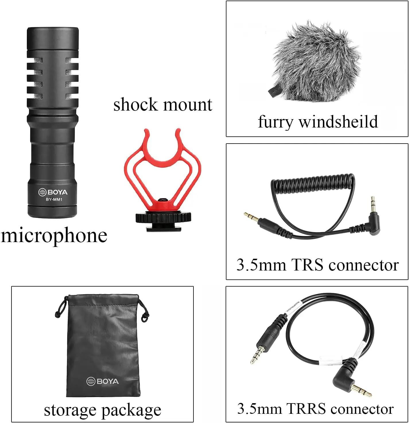 BOYA на камеру Shotgun видеомикрофон планшетофон для YouTube запись в Facebook