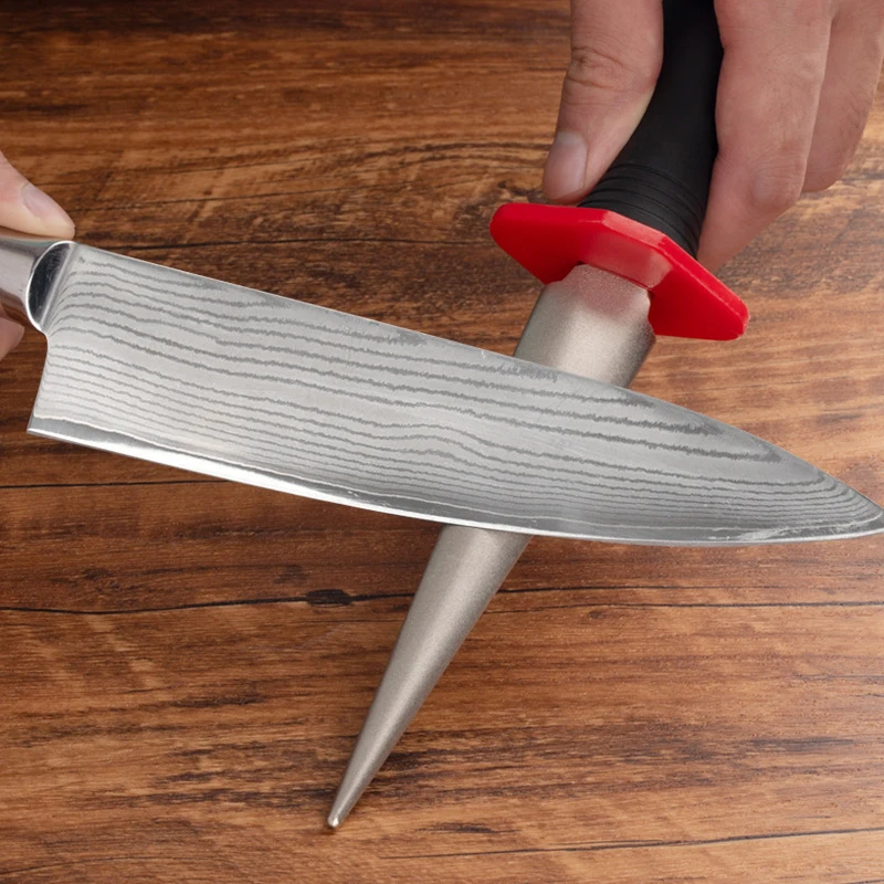 

Diamond Knife Sharpener Whetstone Stone Knife Sharpening Curved Surface for Knife Scissors Honing Bar Kitchen Grinding Tool