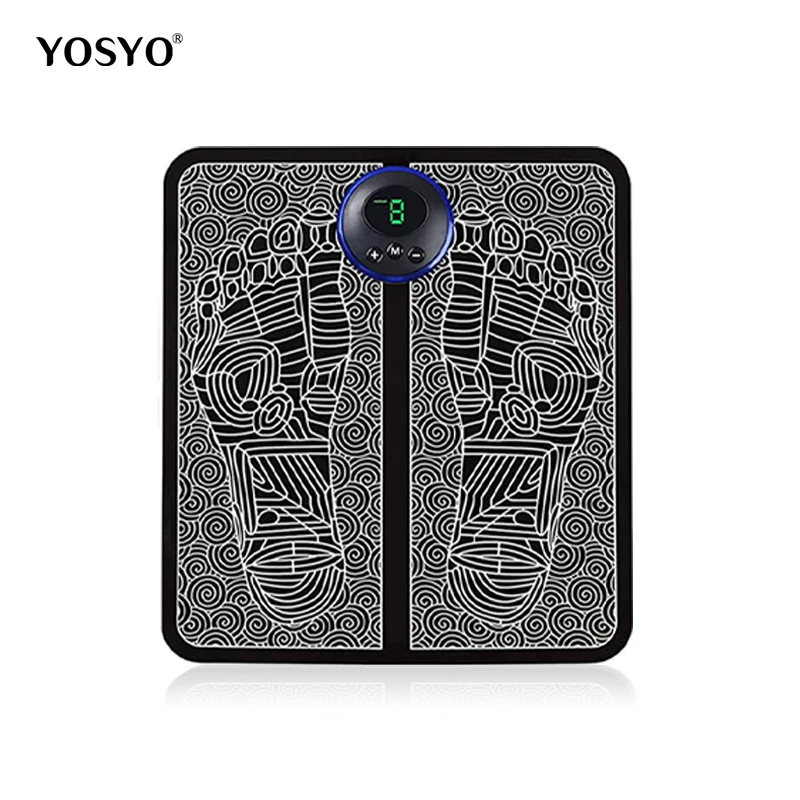 

EMS Foot Massager Pad Reflexology Foot Acupoint Massage Muscle Stimulation Improve Blood Circulation Relief Pain USB Rechargeabl