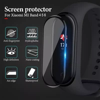 2022for xiaomi mi smart band 6 5 4 full curved watch film for soft screen protective watch accessories xiaomi store