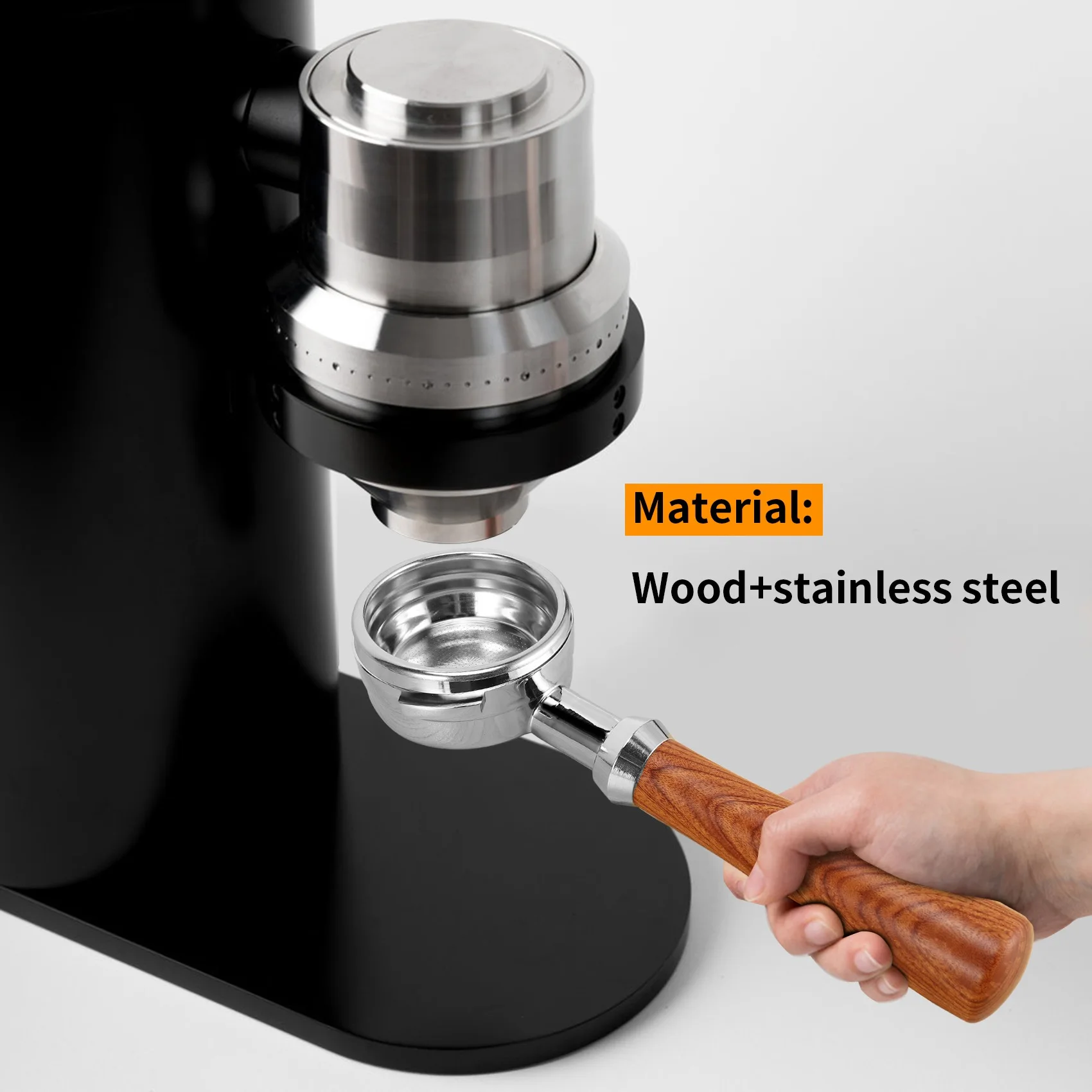 58 мм бездонный портафильтр для кофемашины из нержавеющей стали Nuova