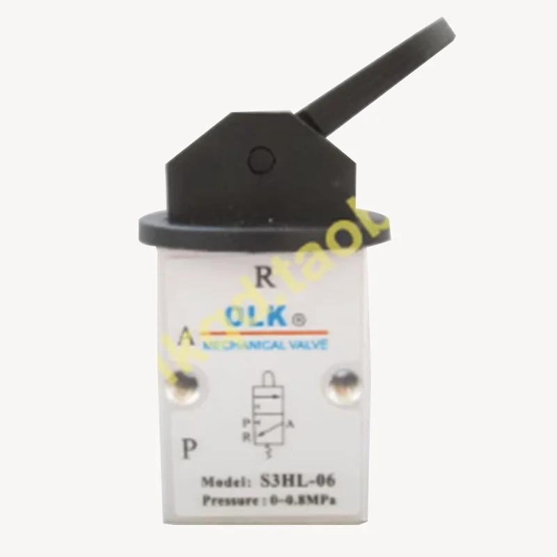 S3HL S3HL-M5 S3HL-06 S3HL-08 1/8 &quot1/4&quot BSP 3/2-ходовая длинная ручка Управление Пневматический