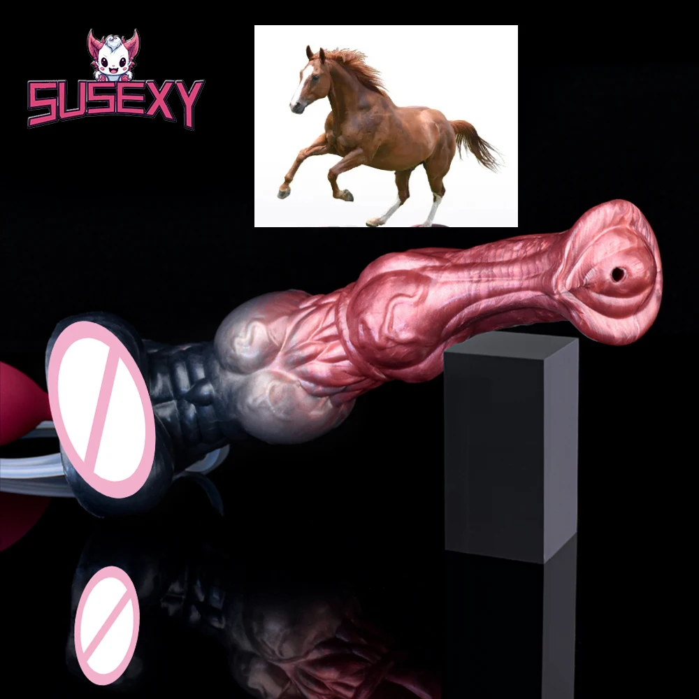 SUSEXY собака узел пенис животное лошадь эякуляция фаллоимитатор Сквиртинг вода