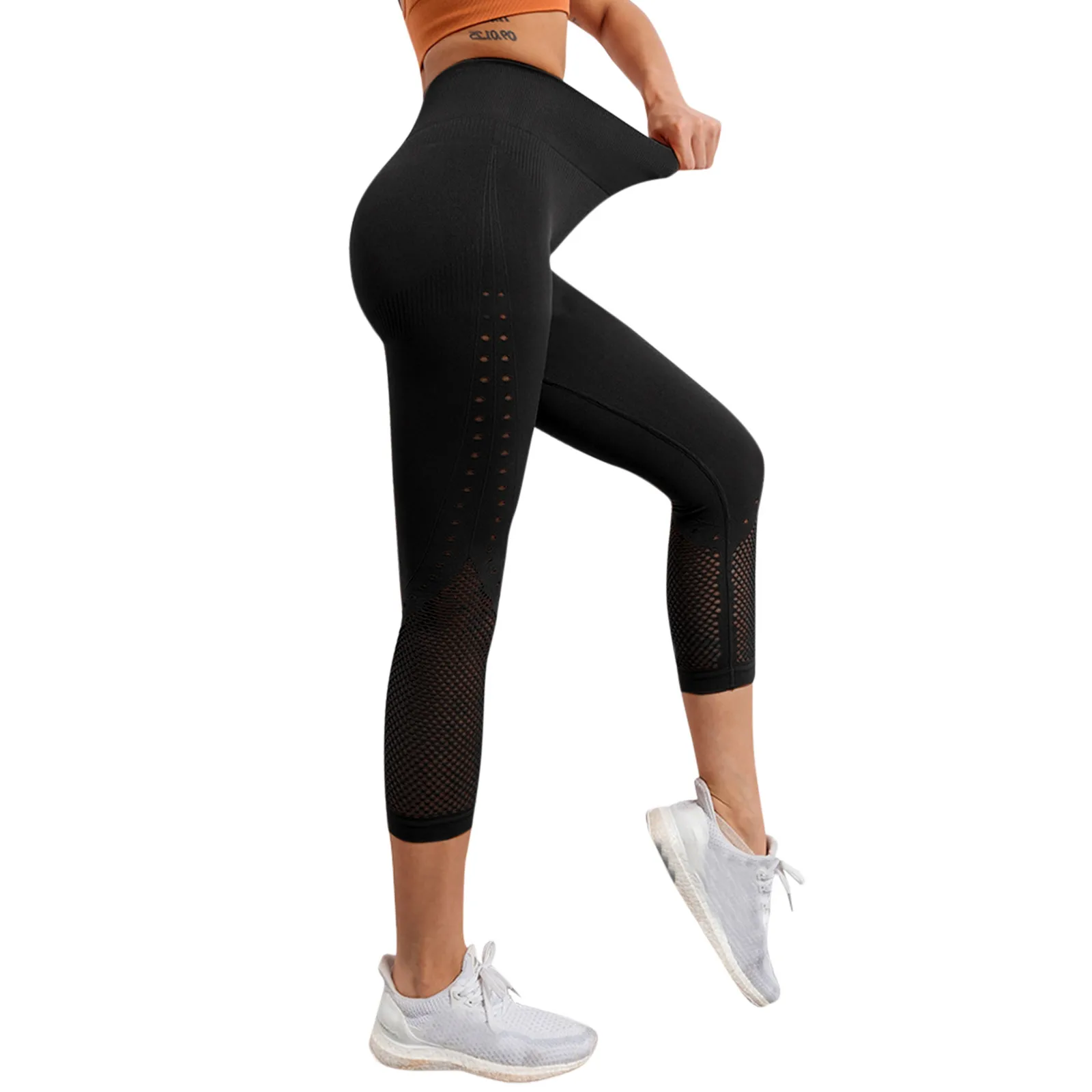 

Kids Yoga Pants And Tops Seamless Rlastic Pants Women's Hollow Sports Women' Kids Yoga Pants And Tops Ladies Yoga Pants Petite