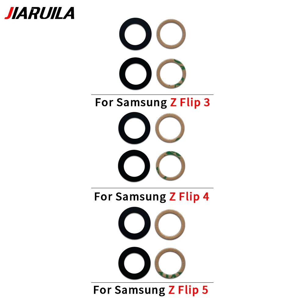 10 шт./партия стеклянные линзы для камеры Samsung Z Flip 2 3 4 5