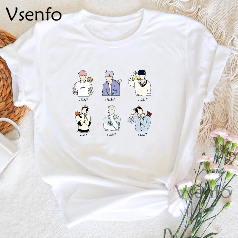 

Monsta X The Dreaming Tour 2022 T Shirts Korean MonstaX Kpop Women T Shirts Summer Short Sleeve Korean Fashion Clothing Unisex
