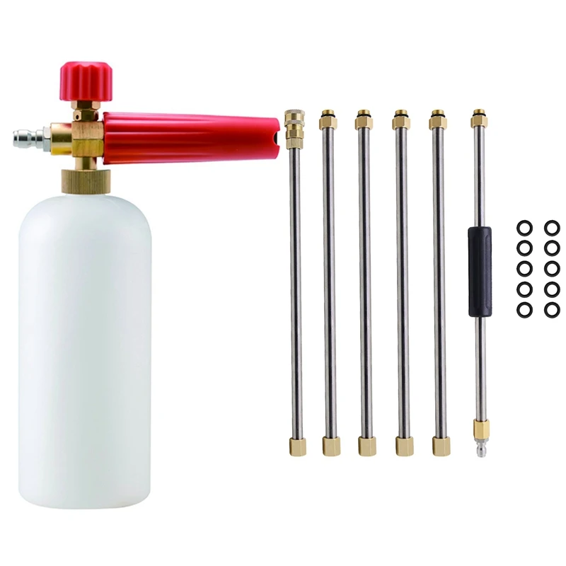 

Пенная насадка для автомойки Karcher K(K2-K7), пенораспылитель для шлангов моек высокого давления, диаметр 90 дюймов