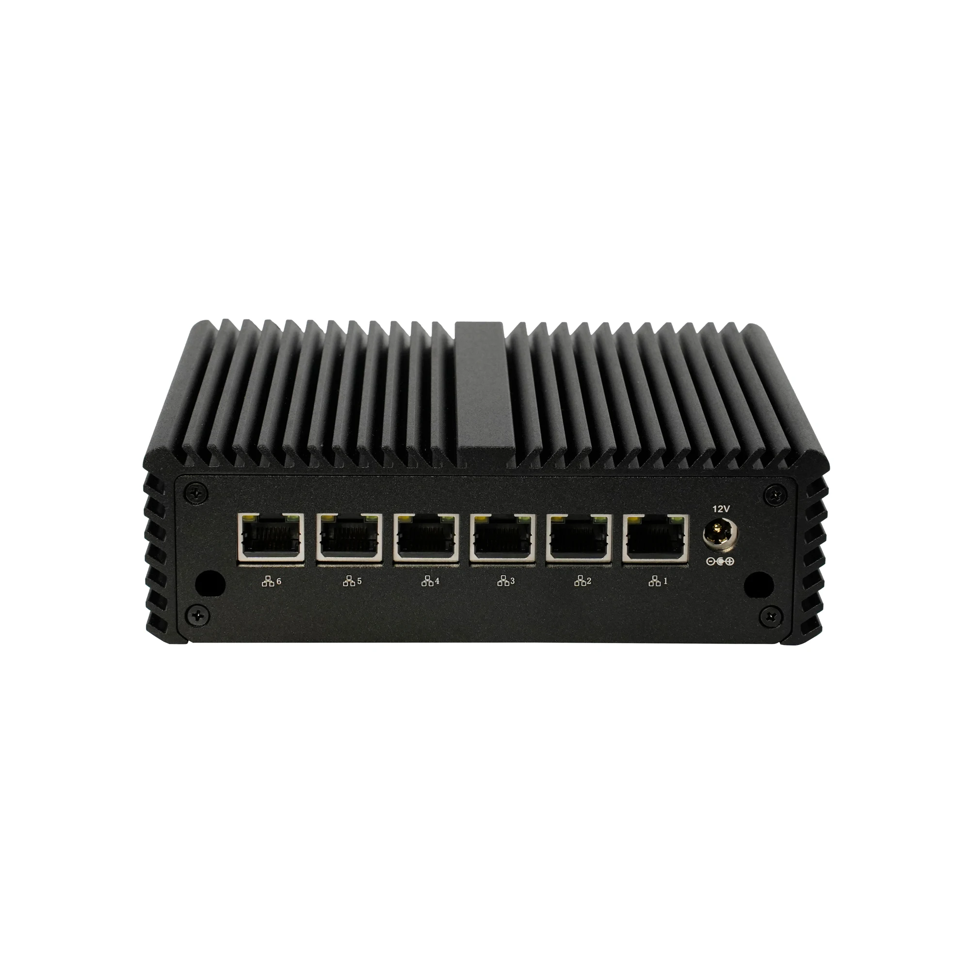 Qotom Fanless Mini Computer 6*2.5G Lan,8th Celeron 4305U 5405U 10th 10110U Mini PC 6 LANs