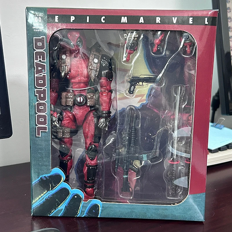Фигурка Yamaguchi Revolution Tech Deadpool Ultimate X-Men Коллекционная Модель Супергероя 8 Дюймов ПВХ