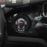car one button start protection switch car decoration car logo ignition switch button protection sticker for benz for audi black