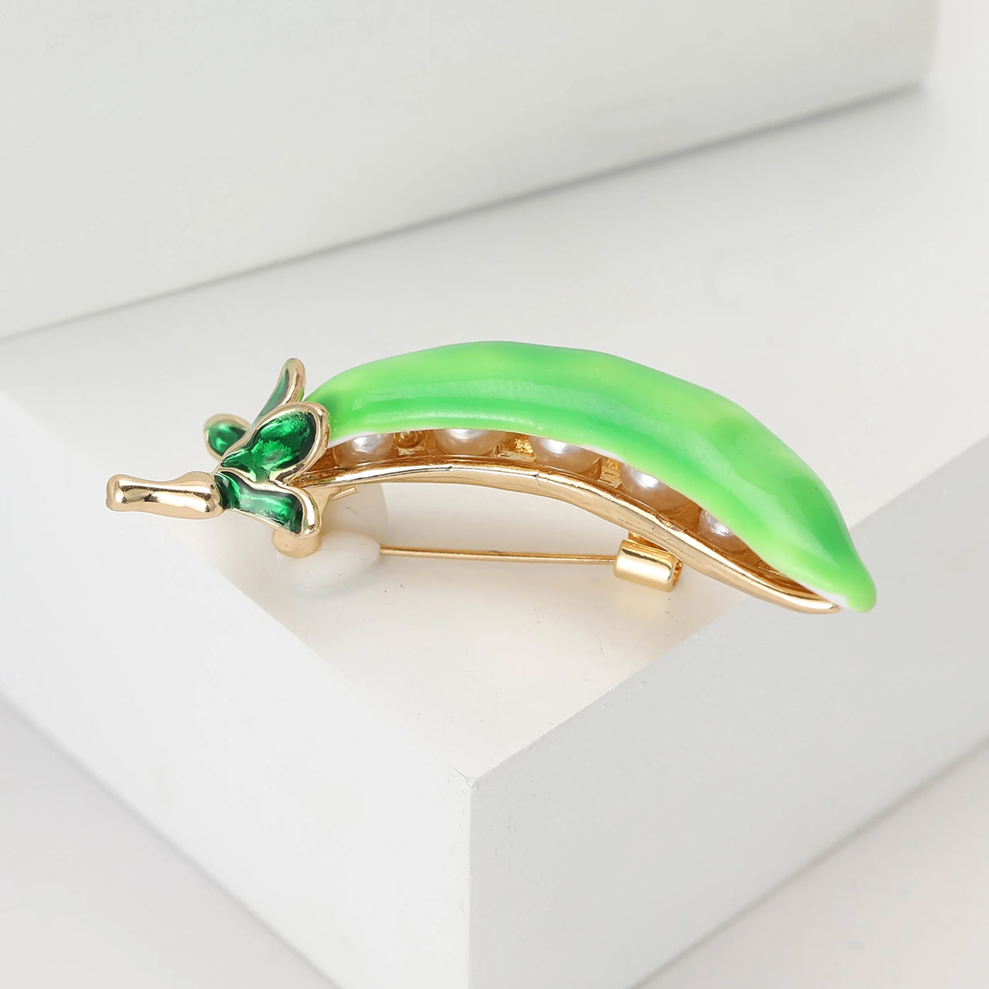 Эмалированные броши в виде горошины для женщин эмалированные булавки унисекс с