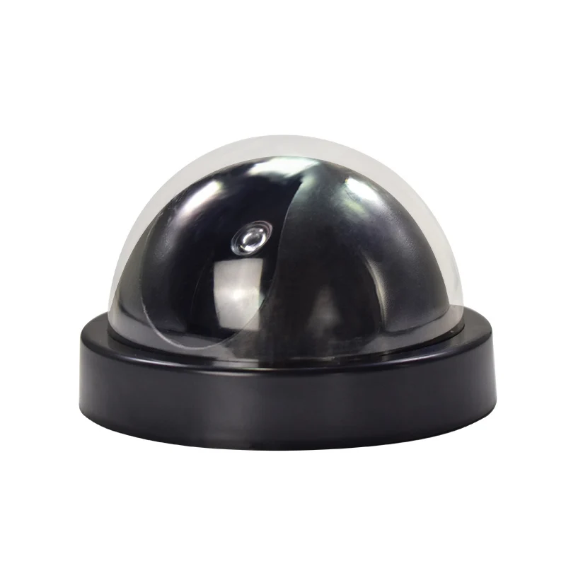 

LED Flashing Light Outdoor Simulated Surveillance IP Camera Indoor Black CCTV Security Dome Fake Camera Monitor For Smart Home